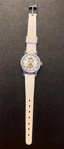 Timex Lucy Peanuts Vintage 1952 Wrist Watch White Dial Original Strap Mint Vintage 1952 Peanuts Character Lucy Vintage Wind up Watch  main image 2