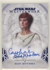 2018 Star Wars Masterwork Blue 13/99 Caroline Blakiston as Mon Mothma Auto 7qg