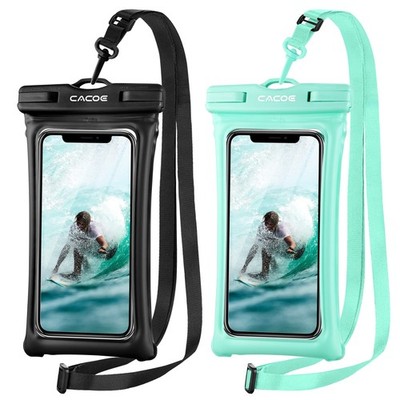 Cacoe Floatable Floating Universal Ipx8 Waterproof Phone Case 2 Pack-Up To