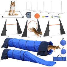 Agility Training Equipment for Dog for Indoor Training, Blue, 13 PCS SET