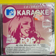 The Singing Machine MTV Karaoke At the Movies Vol. 1 CD G Pop English CDG 6KH