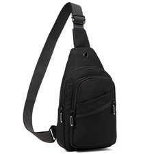 Small Lightweight Crossbody Sling Bag Shoulder Backpack Chest Daypack for Travel