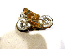 1930's Barclay/Manoil Lead Soldier w/Goggles riding Motorcycle