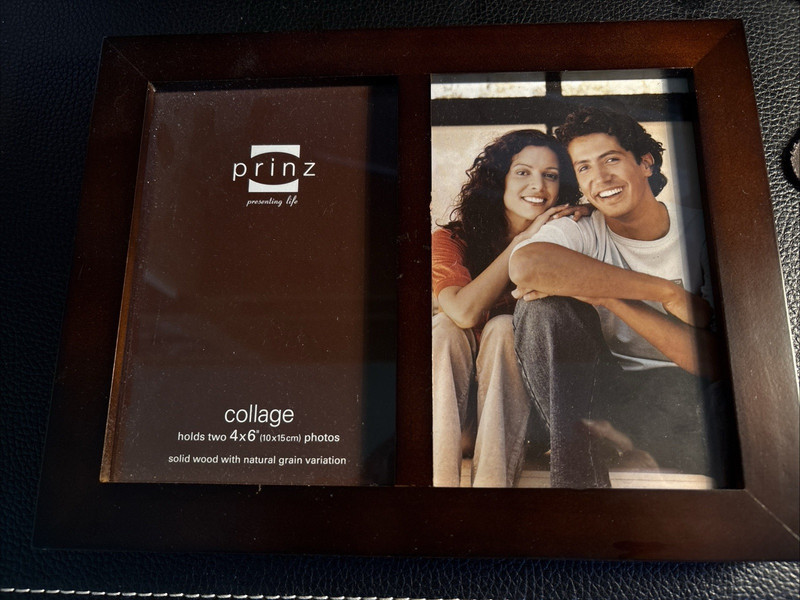collage picture frame 4 x 6-Dark Brown Wood