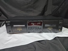 SONY TC-WE475 Stereo Double Casette Deck Turns On Lights Up Otherwise Untested