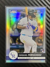 2026 Topps Series 1 Flagship Chrome Yanquiel Fernandez #31 RC Colorado Rockies