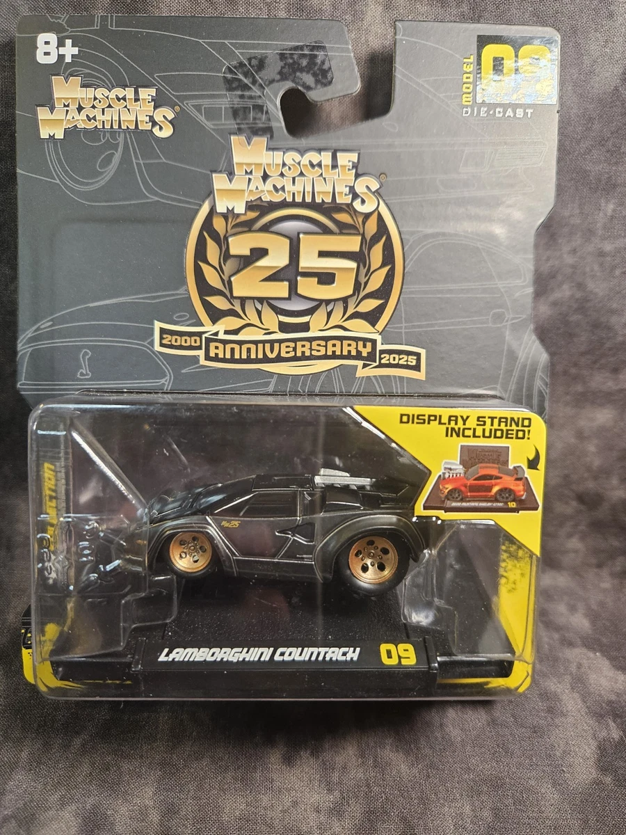 Muscle Machines 2025 25th Anniversary Lamborghini Countach #09 | eBay