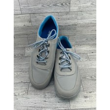 SAS Shoes Women's Size 9.5 M Gray Comfort Lace Up Walking Shoes Made in USA