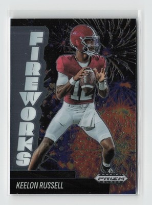 2025 Panini Prizm Black #2 Keelon Russell Fireworks