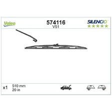 Scheibenwischer vorne für BMW 3-er E30 E36 Z1 | 24106882