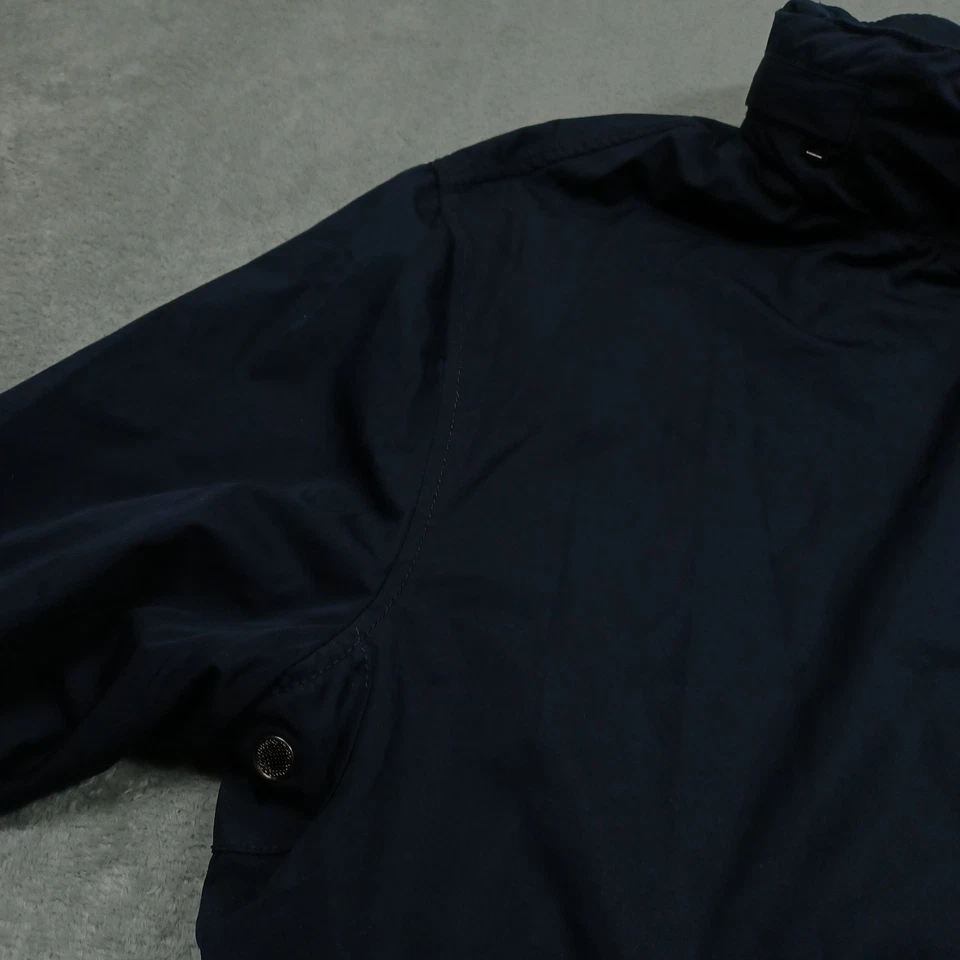 Винтажная мужская куртка Polo Ralph Lauren XXL синяя вентилируемая со скрытым капюшоном опрятная повседневная - Изображение 2 из 4