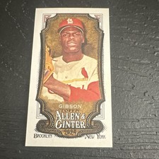 Topps 2024 Allen & Ginter Bob Gibson #193 St. Louis Cardinals MLB Trading Card
