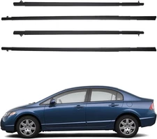 Weatherstrip Window Seal Car Window Moulding Trim for Honda Civic 2006-2011