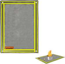 32" X 20" Fire Pit Grill Mat for Tent Stove