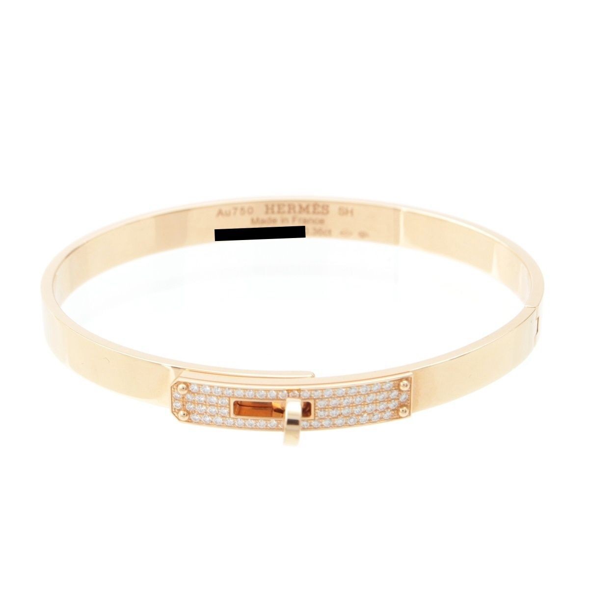 Hermes Kelly PM 750PG Diamond Bracelet Gold 23.5g 954721