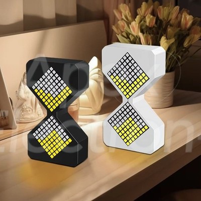 Cyber Style LED Electronic Hourglass with Gravity Sensing 1-30 Min Timer DIY