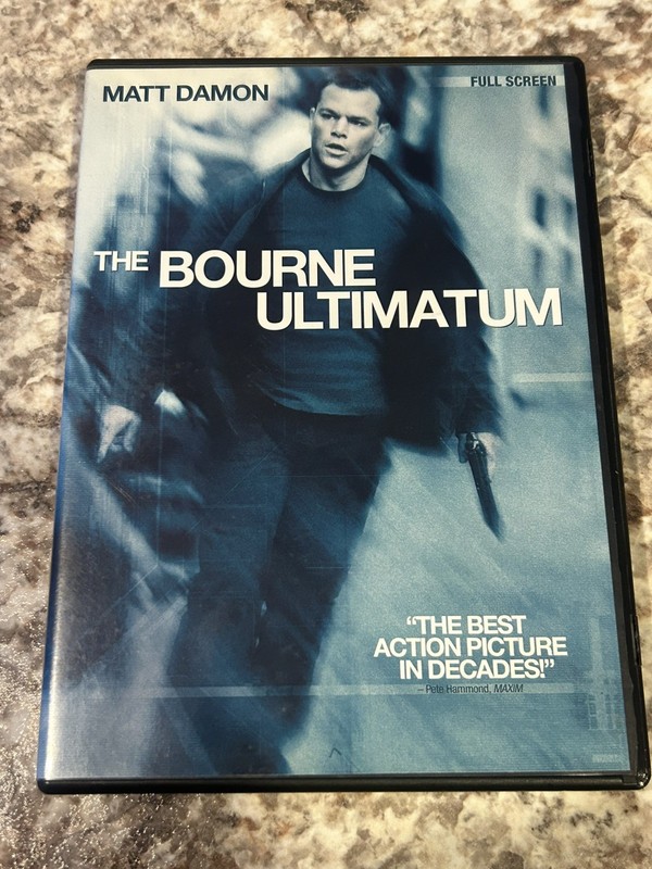 The Bourne Ultimatum (DVD 2007 Action)  Matt Damon Julia Stiles