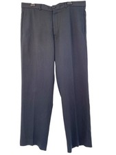 VTG 90s Armani Collezioni Mens Trousers Size 36 Wide Leg Black Pants RHH10573