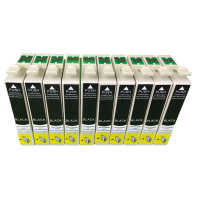10 Schwarz patrone für Epson Stylus SX230 SX235W SX420W SX425W SX 430W 435W 440W