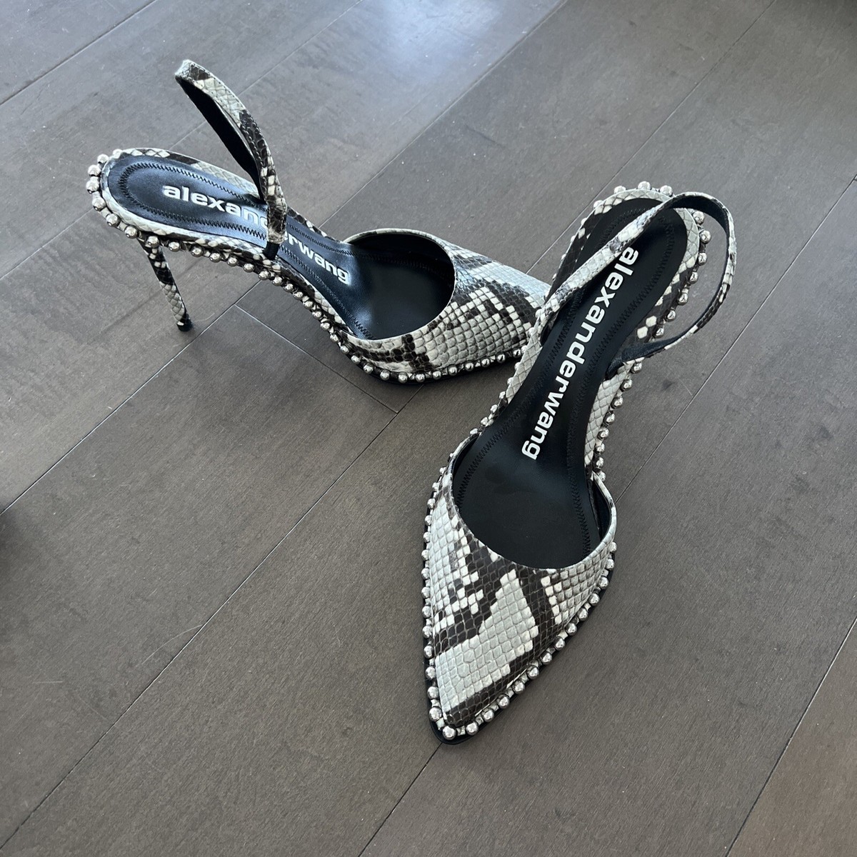Snake Alexander Wang Rina Slingback Alexander Wang Rina Heels Discount
