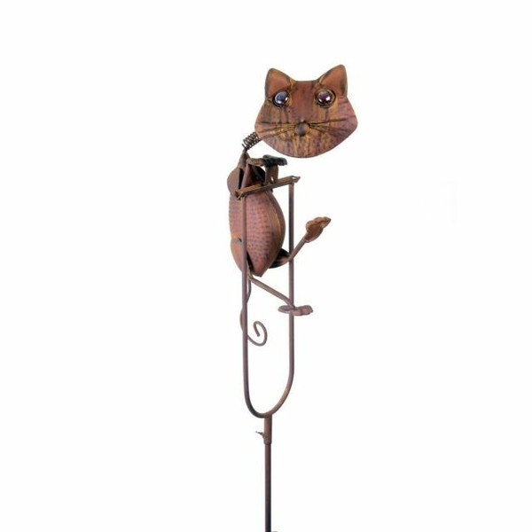 Rocking Metal Cat Garden Ornament 6047300CAT for sale online eBay