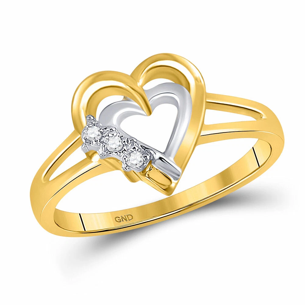 Double 2024 heart rings