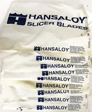 Hansaloy Bun Bread Slicer V-Tooth Blades 106-1/2 [Lot of 9] NOS