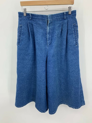 Denim Culottes Gaucho Pants 