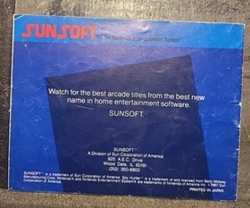 Spy Hunter Nintendo NES Manual Only 