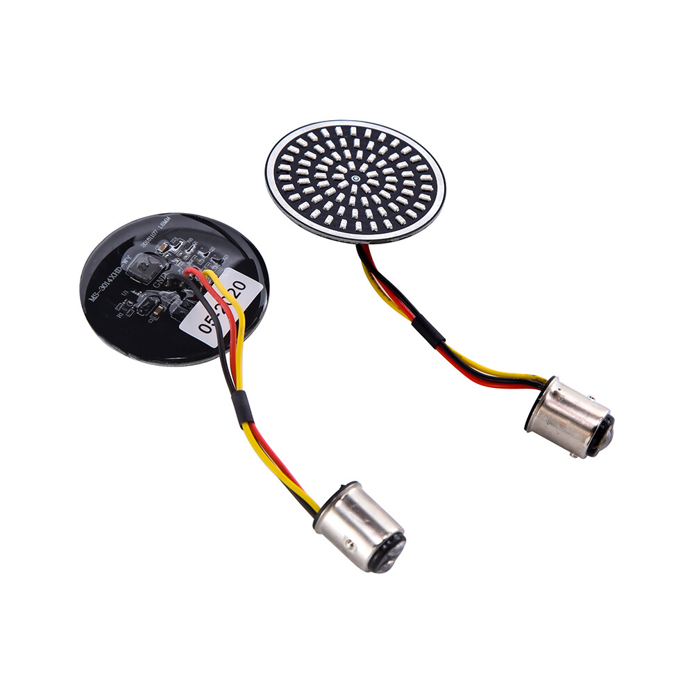 For Harley Davidson Motorcycle Rear LED Brake Turn Signals Blinker Lights 1157