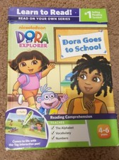 NEW Leapfrog Tag Leap Reader Hardback BOOK Dora Goes to School Read