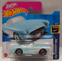 Hot Wheels 1956 Corvette 183/250 Hw Screen Time 9/10 Barbie The Movie HKK87