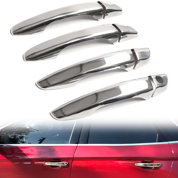 Chrom TüRgriffe Blenden Edelstahl Passend FüR Opel Grandland X | BJ Ab 2017>-image