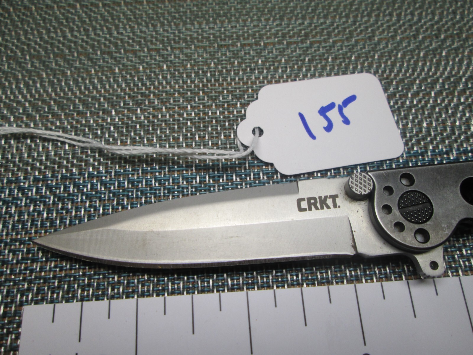 155 Black Stainless CRKT M 1601S Spearpoint Frame Lock Knife eBay