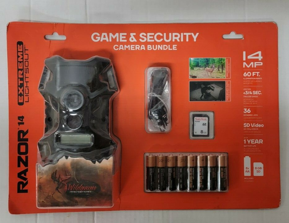 Wildgame Innovations Razor Extreme 14MP Lightsout Game Camera