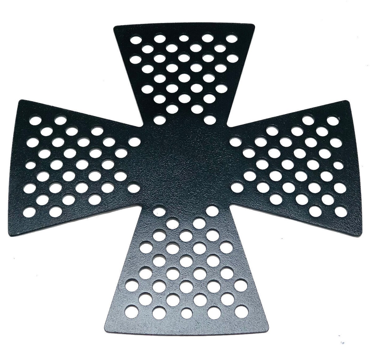 Blingstar Iron Cross ATV Quad Front Bumper Grille Plate