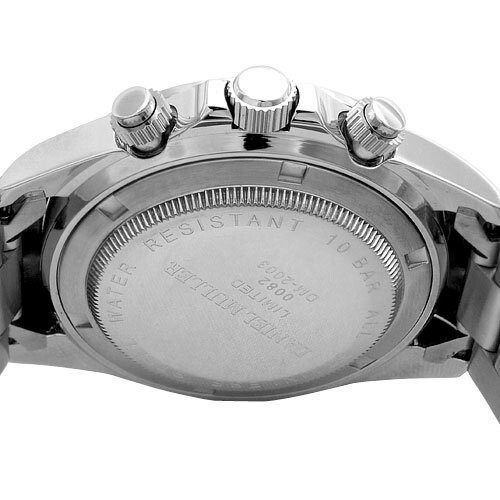Daniel MULLER] DANIEL MULLER Watch All Stainless Chronograph Men's
