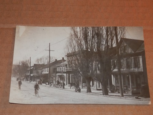 SELINSGROVE PA - STREET VIEW - 1908 GEBRAUCHT ECHTES FOTO POSTKARTE RPPC