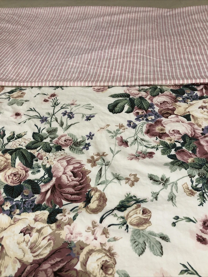 "Funda nórdica floral hecha a medida de colección 1 farsa casa de campo francesa 82"" X 84"" completa" Foto 4 de 4