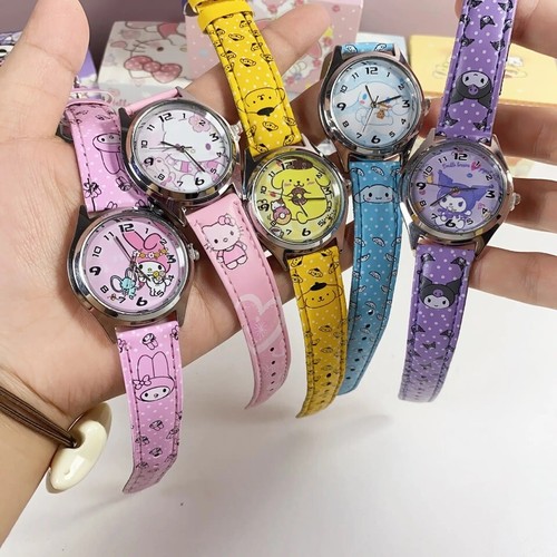 Reloj de cuarzo Sanrio-Hello Kitty, Cinnamoroll, Kuromi, My Melody, Pompompurin - Imagen 2 de 17