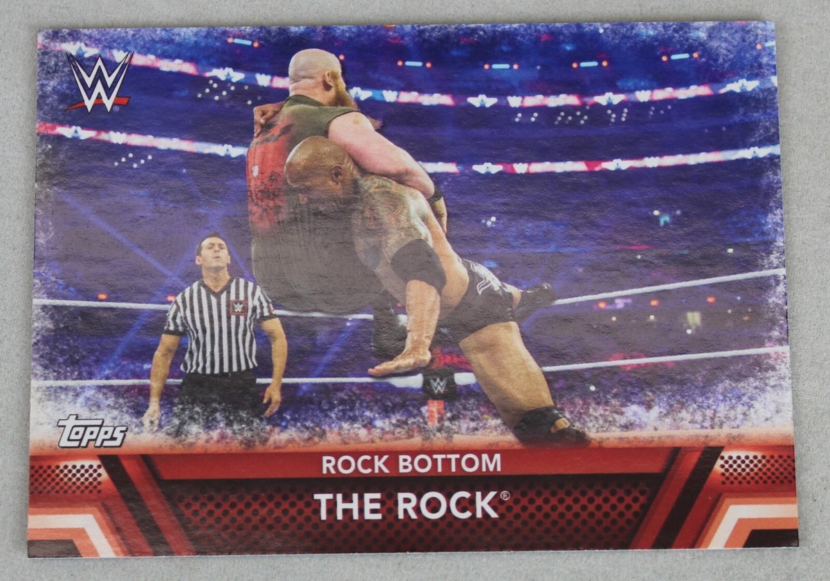 Topps WWE Trading Cardザロック The Rock WWE Wrestling Trading Card Topps Raw Smackdown AEW NXT