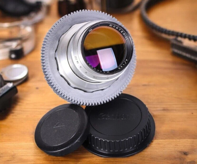 Jupiter-11 135mm f/4 Lens Rangefinder M39 Mount for Fed, Zorki - Image 2 of 4