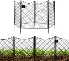 VIVOSUN 5PCS 35.8"x50.9" Decorative Garden Fence Panel Landscape Animal Barrier