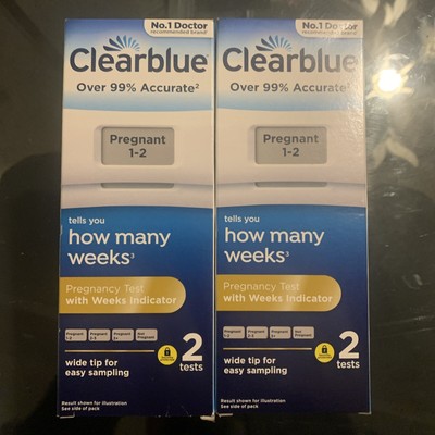 2x2 Clearblue Digitaler Schwangerschaftstest mit Empfängnisanzeige