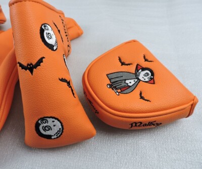 Malbon Golf Head Cover Set of 5 1W+FW+UT+Ping+Mallet Dracula