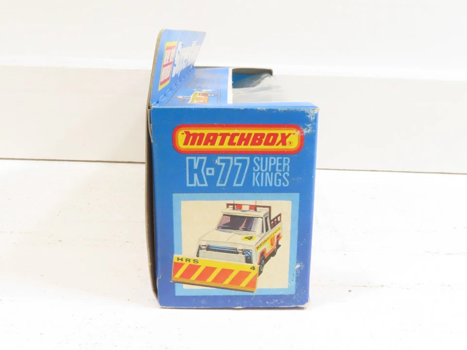 Matchbox K-77 Superkings Highway Rescue Plow Truck Plymouth Trail Duster LN 8878 - Image 3 of 4