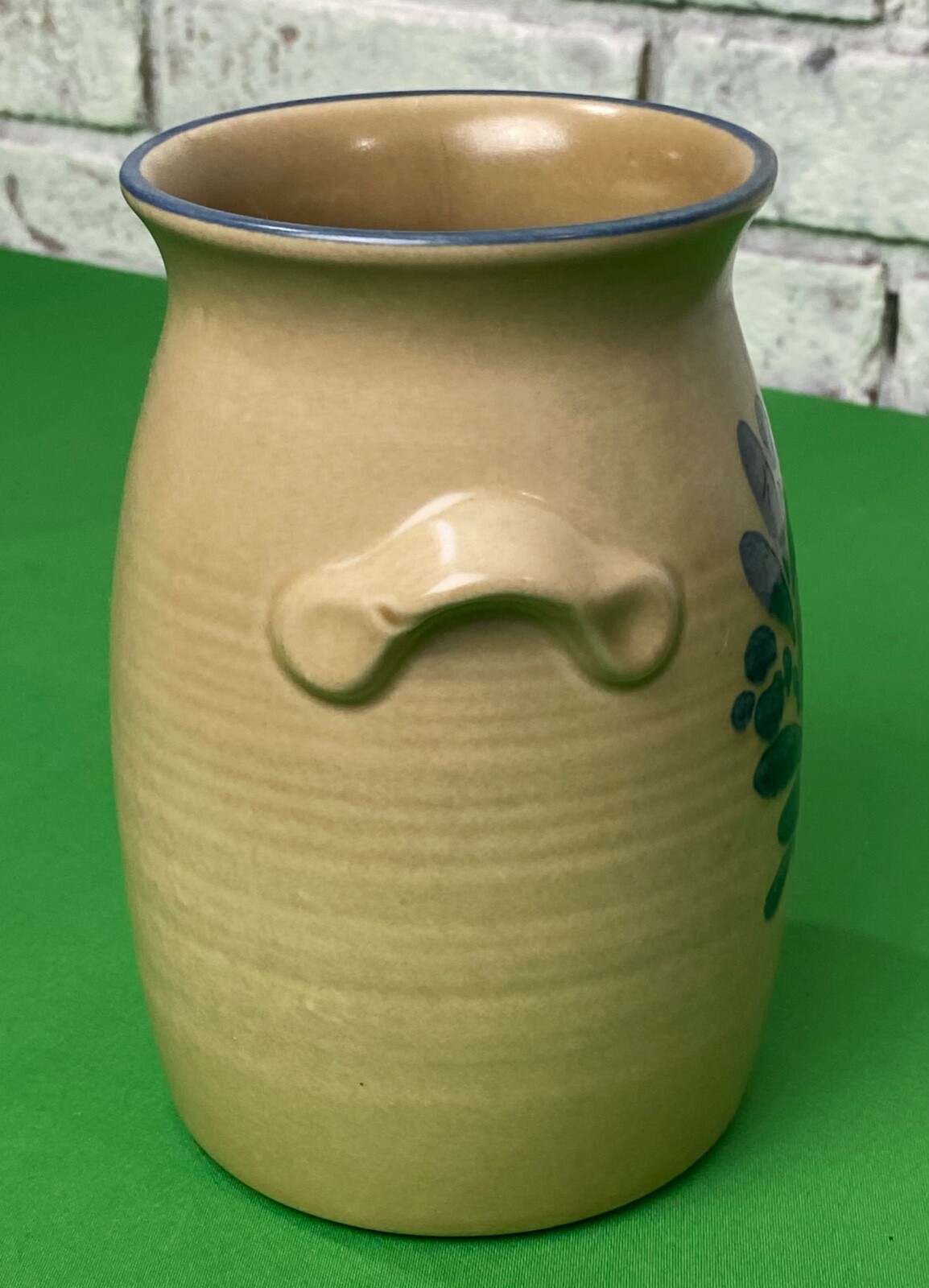 Vintage Pflatzgraff Stoneware Utensil Holder Country Style Crock eBay