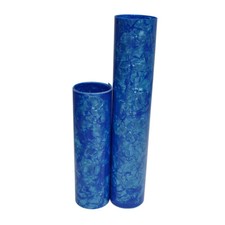 2Pcs 0.5mm Drum Wrap Musical Instrument Deco Sheet 10x60  16x60 Diamond Skyblue