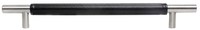 Emtek 3 Center Bar Pull With Black Leather Wrap on sale Emtek 3 Center Bar Pull With Black Leather Wrap on sale