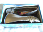 New Hannah Montana Pewter Knot Wedge SZ. 4 Shoes, Disney, 73618 with box — photo 7